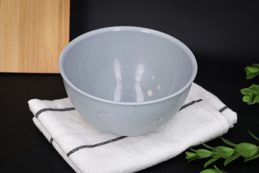 Miska na ovocný snack, 13 cm, plastové misky, béžová, 0,5 l