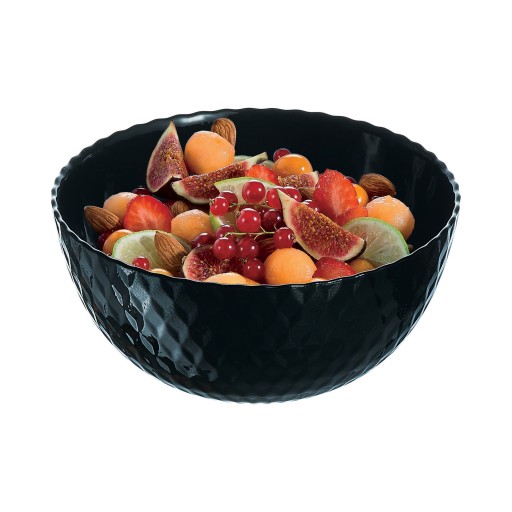 LUMINARC PAMPILLE BLACK Miska na šalát 13 cm