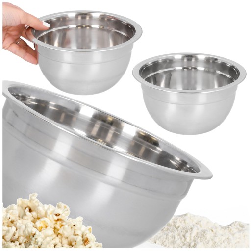 KOVOVÁ MISKA na cesto, šalát, ovocie, kuchyňa, miešanie, šľahanie, 2,2l