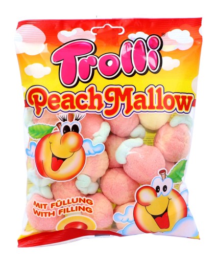 Trolli marshmallow s broskyňovou príchuťou 150 g