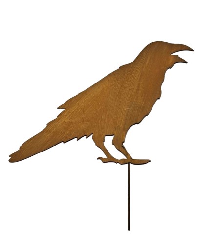 Bird Bird Raven 3 A-board Dekorácia Záhradná dekorácia Corten Effect