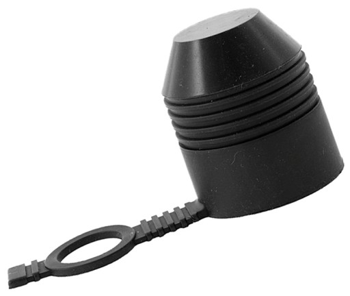 KRYT ŤAŽNÉHO HÁKU, ČIERNA GUMA Q4P57