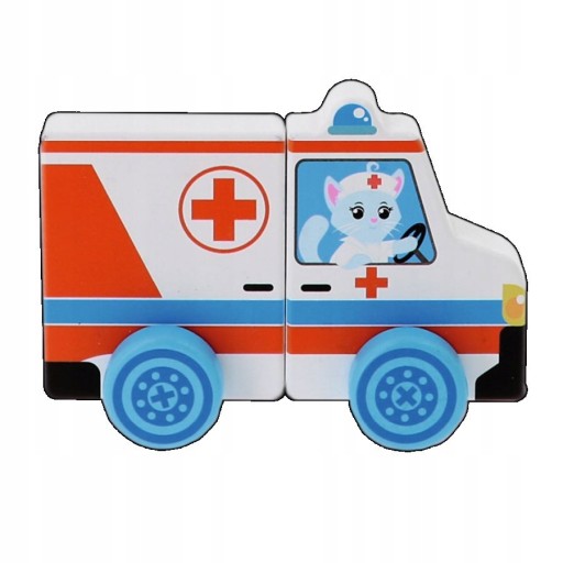 Drevená hračka - Ambulancia TREFL