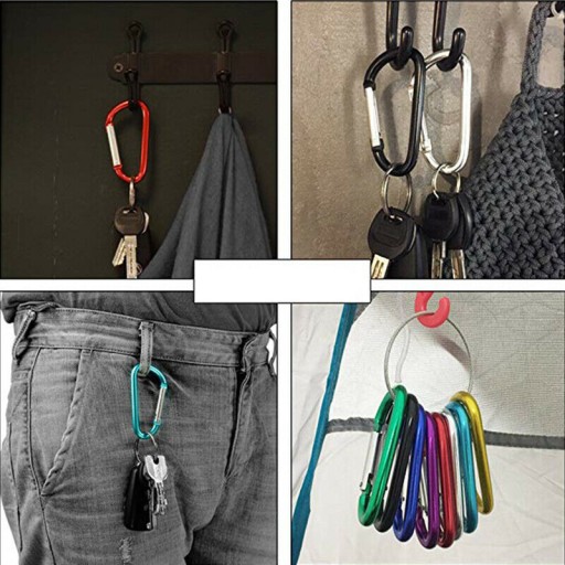 SURVIVAL EDC KARABÍNA SHAKEL ČIERNA
