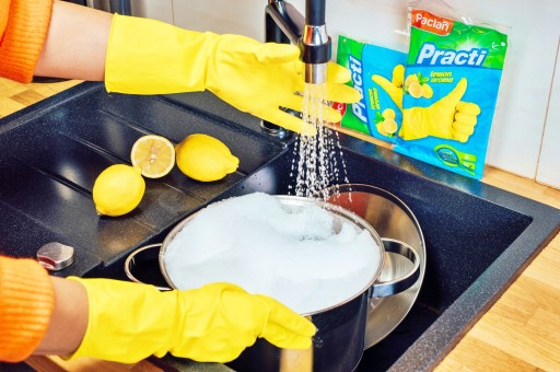 PACLAN RUBBER GLOVES S Citrónová vôňa