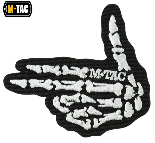 VELCRO GESTURE PATCH PISTCH PISTCH PISTCH GUN STREĽOVAČ NA SKELET M-TAC VÝŠIVKY FLUORESCENT