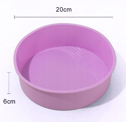 SILIKÓNOVÁ FORMA NA TORTY PIŠKOSOVÝ TORTOVÝ TORT okrúhly 20CM