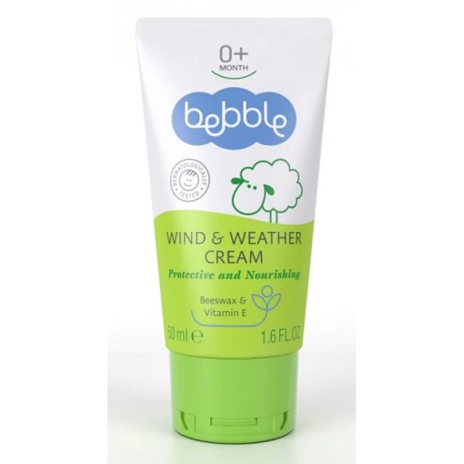 ZIMNÝ KRÉM PRE DOJČATÚ OCHRANNÚ TVÁR VETER MRAZU BEBBLE 50ml 0M+