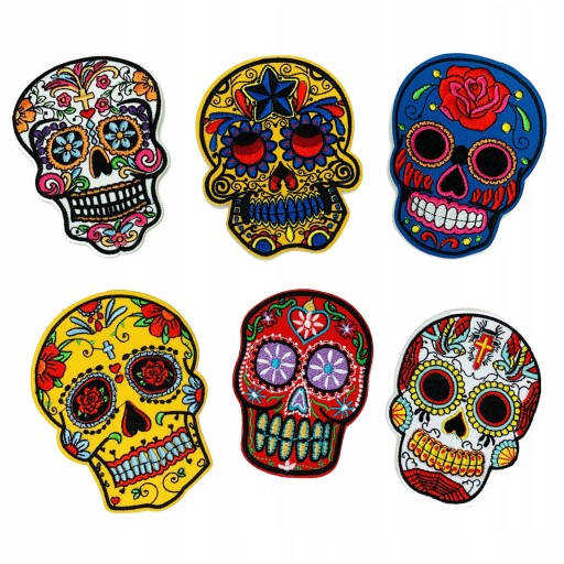 Nažehľovacia súprava Spanish Skull THERMO náplasť