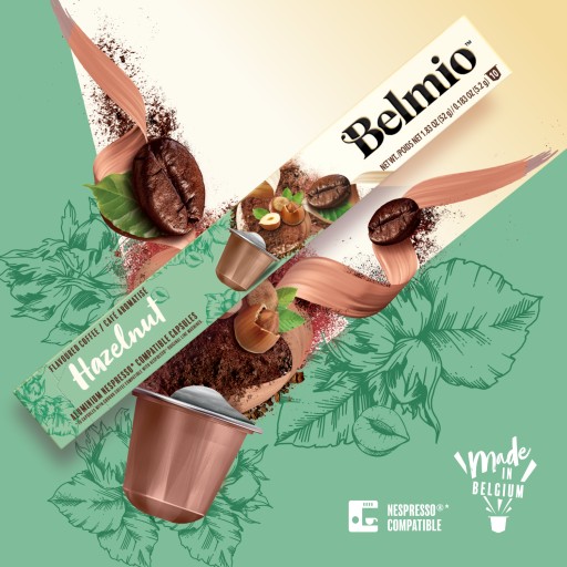 Oriešková káva Belmio pre Nespresso 10