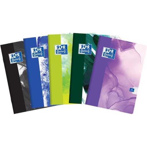 Oxford Paint kockovaný notebook A4 60 listov Mix