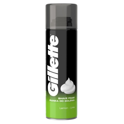 Gillette pena na holenie 200 ml citrón