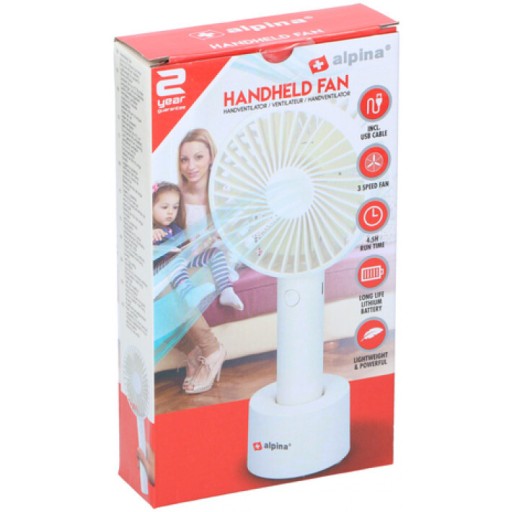 Mini ventilátor Alpina Mini Fan biely