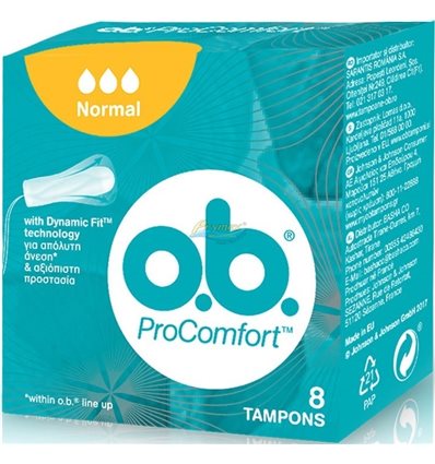 OB ProComfort Normálne tampóny 8 ks