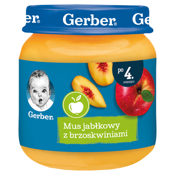 GERBER APPLE/PEACH MUSSE 125G ..