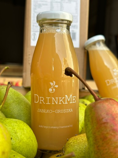 Jablčná hrušková šťava 100% 250ml lisovaná z hrušiek a jabĺk NFC pre deti