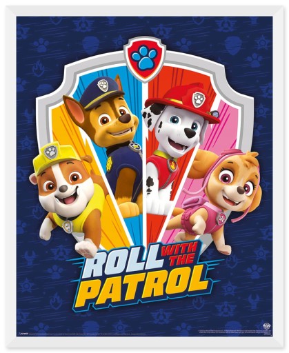Plagát Paw Patrol pre deti 40x50 cm na stenu