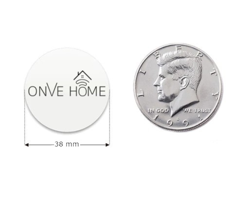 Smart TAG s logom OnVe Home pre Smart Home Assistant, sociálne siete a iné