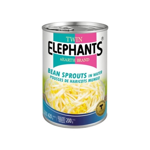 Klíčky fazuľky mungo Twin Elephants 420g