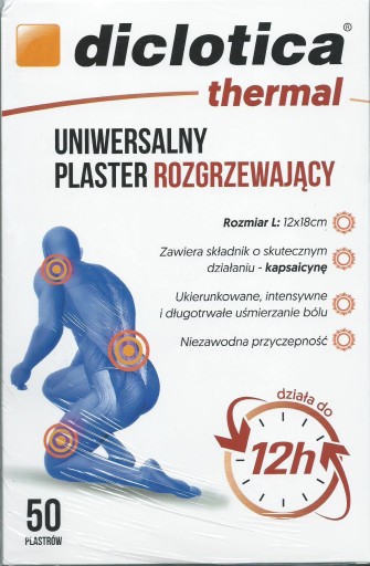 Diclotica Thermal univerzálna hrejivá náplasť 1 kus