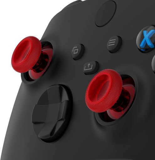 MUSHROOM KNOB ANALÓGOVÝ KRYT NA TYČ PRE XBOX ONE PAD ČERVENÝ TR.