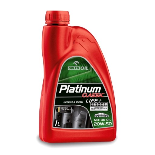 PLATINUM CLASSIC LIFE+ 20W-50 1L