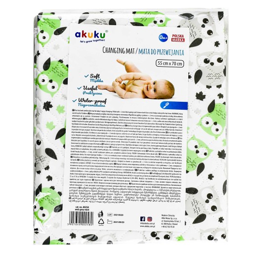 Podložka AKUKU PEVA Matrac na opakované použitie 55x70