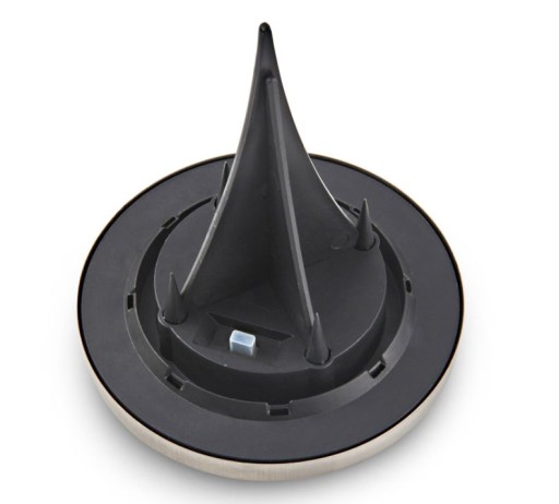 Solárna lampa Kobi, strieborná, 14 cm, 1 ks.