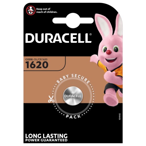 Duracell CR1620 3V lítiová gombíková batéria 1 ks.