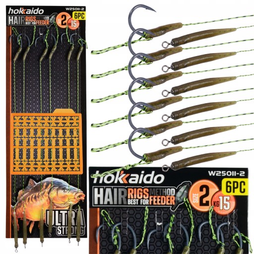 METÓDA METÓDA KRMÍTKA 20 CM HÁČEK 2 FEDER KAPR KAPR GRUM 15 kg 6 KS