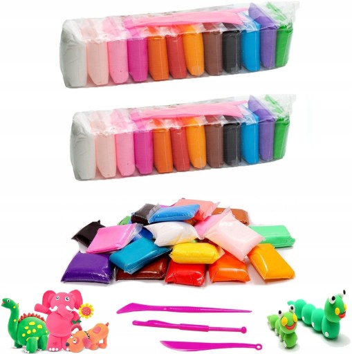 PLASTICINE SENSO FOAM POLYMER CLAY 24 KS