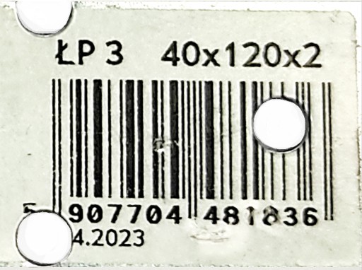 Plochá spojka LP-3 rozmery 40x120mm Skrutka-kov