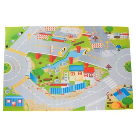 Podložka pre deti s autami 120x80