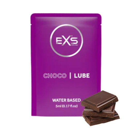 EXS LUBRICANT PRÍCHUŤ intímny gél orálny jedlý čokoládový sáčok 5 ml