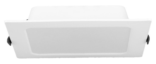 LED stropný panel, zapustený, pod omietku, štvorcový, 18 W, nebliká, CCD