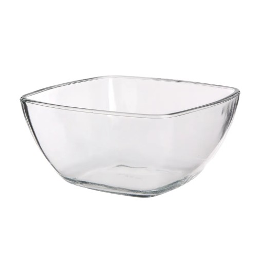 Šalátová misa, štvorcová sklenená misa na ovocný šalát, Altom Design, 15cm, 0,95L