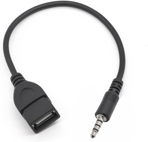 KONEKTOR ADAPTÉRA 3,5 mm AUX na USB 2.0 OTG
