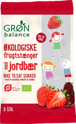 JAHODOVÉ BIO OBJÍDKY PRE DETI (5 x 20 g) 100 g - HROZNO BALANCE