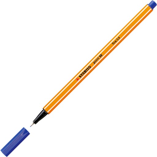 Jemná linka Stabilo point modrá 88
