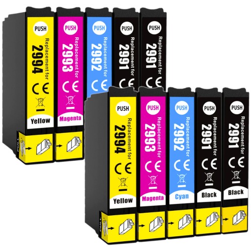 10x ATRAMENTY 29 XL PRE EPSON XP235 XP245 XP332 XP335 XP342 XP432 XP435