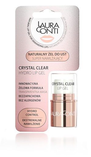 Laura Conti Natural Crystal Clear Gél na pery 4 g