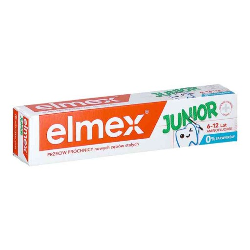 Elmex Junior zubná pasta s aminfluoridom pre deti 6-12 rokov 75 ml