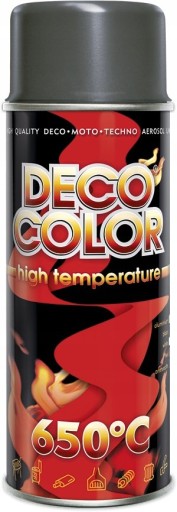 DECO COLOR VYSOKOTEPLOTNÁ ANTRACITOVÁ FARBA 400ML