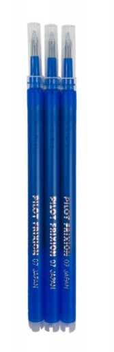 3 KS Modré náplne do stierateľných pier Frixion 3 kusy 0,7 mm