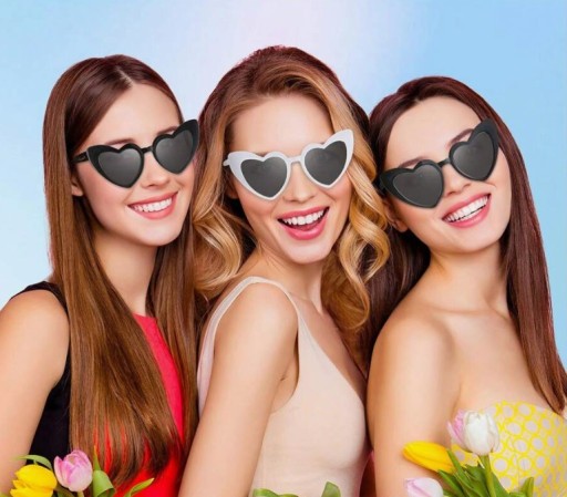 Dámske SLNEČNÉ OKULIARE CAT HEARTS Bachelorette Svadobné LETO