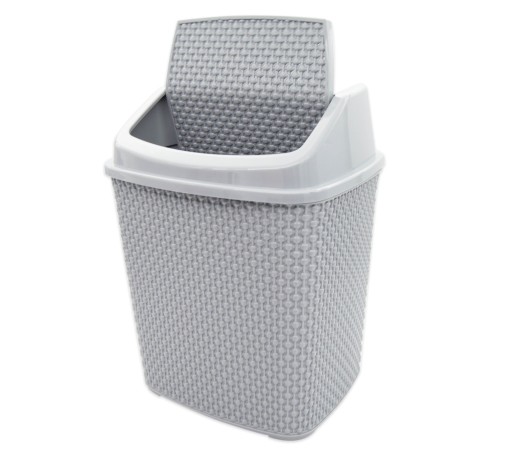 NÁDOBA NA ODPADOVÝ KOŠ S VEKOM, OTVÁRACÍ VÝKLOPNÝ, 6L
