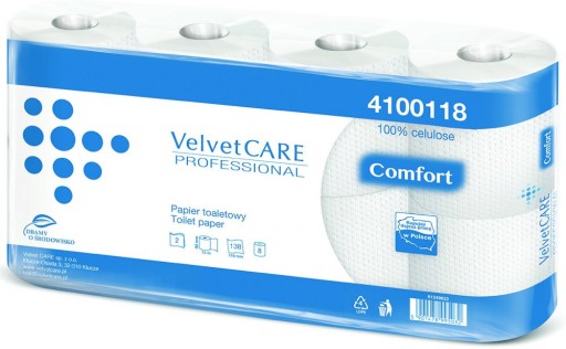 Toaletný papier Velvet Care Professional 8 roliek