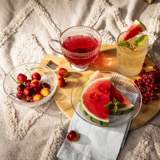 Sklenená miska na šalát Dip miska Miska na ovocie Altom Design Daisy 13 cm 400 ml