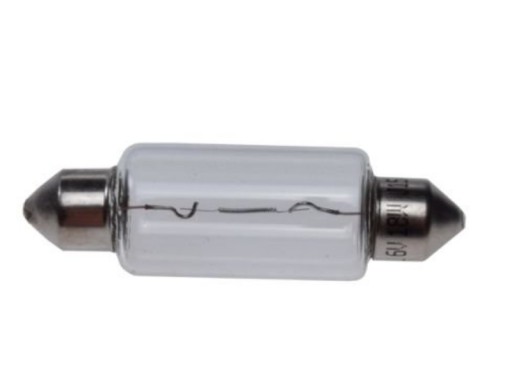 ŽIAROVKA 6V 18W DLHÁ 43mm ZADNÉ SVETLO WSK WFM SHL