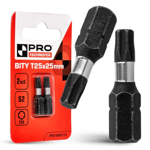 Nárazový bit Nárazové bity TX25 25mm | Nárazový bit pre skrutkovač 2 ks.
